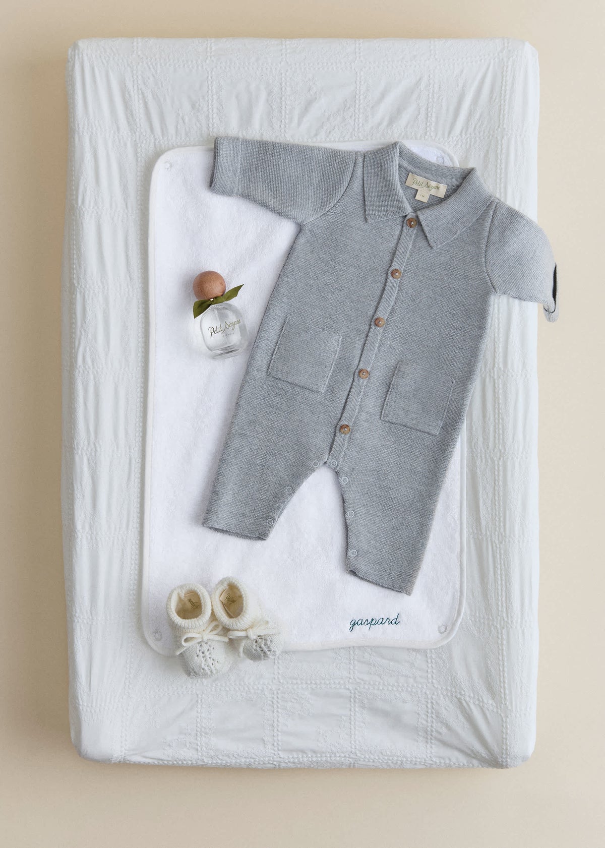 Combinaison Maille Bettino - Gris Chiné